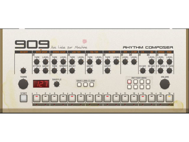 It's the 909 you can play in your web browser.